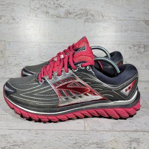Brooks Womens Glycerin 14 Shoes Sneakers Gray Pink 1202171B093 Running Size 7.5B
